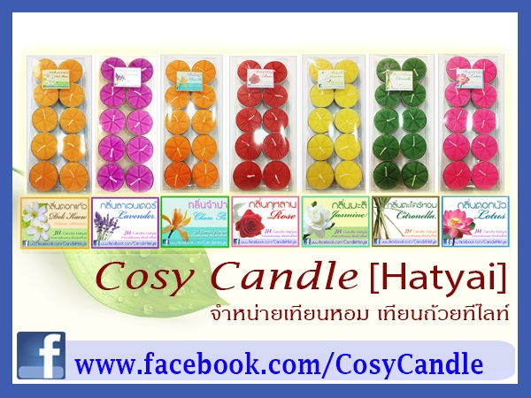 เทียนทีไลท์หอม :Tea-Light Scented Candle | COSY CANDLE -  สงขลา