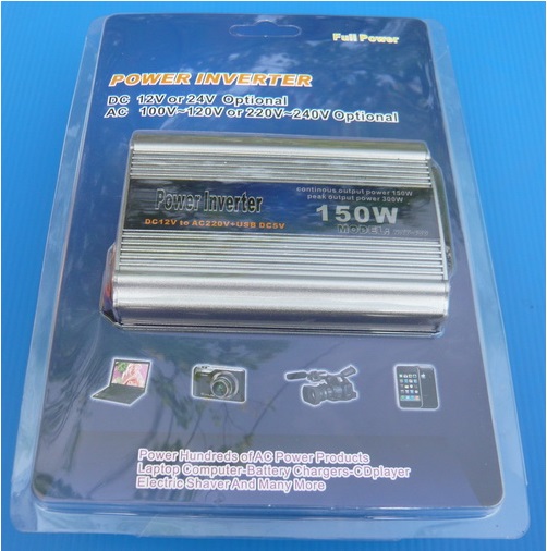 อินเวอร์เตอร์ Inverter แปลงไฟ DC12V-AC220V150W | เพื่อเกษตร - บางพลี สมุทรปราการ