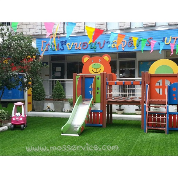 จัดสวน ปูหญ้าเทียม สนามเด็กเล่น | ร้าน น้องมอส - บางขุนเทียน กรุงเทพมหานคร