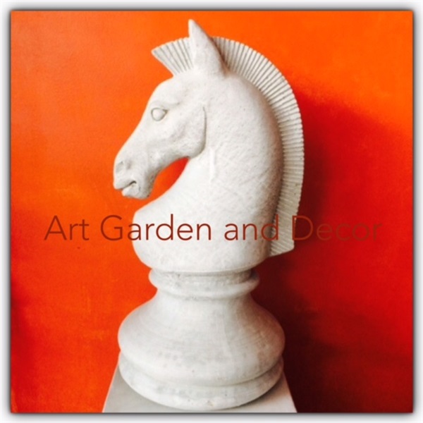 SZ-0012 หมากรุกตัวม้า Knight หินทราย (ก30ส64) | Art Garden and Decor - บางใหญ่ นนทบุรี