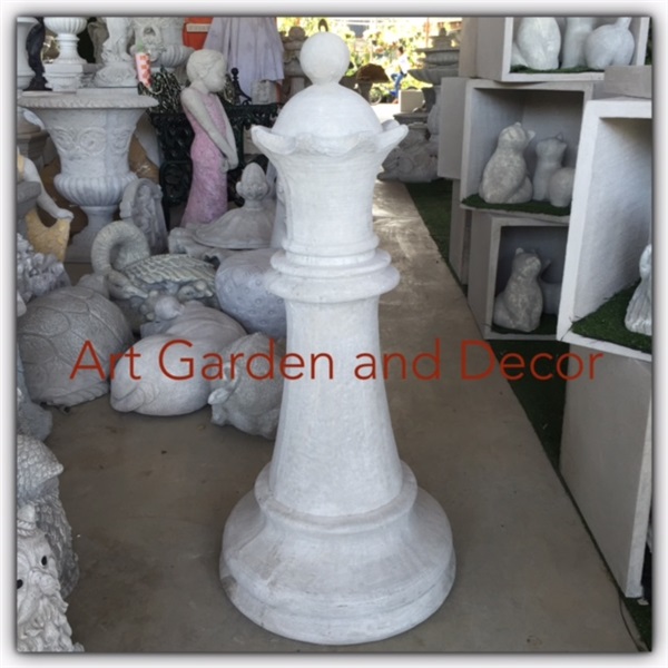 SZ-0013 หมากรุกตัวเรือ Pawn หินทราย (ก40l95) | Art Garden and Decor - บางใหญ่ นนทบุรี