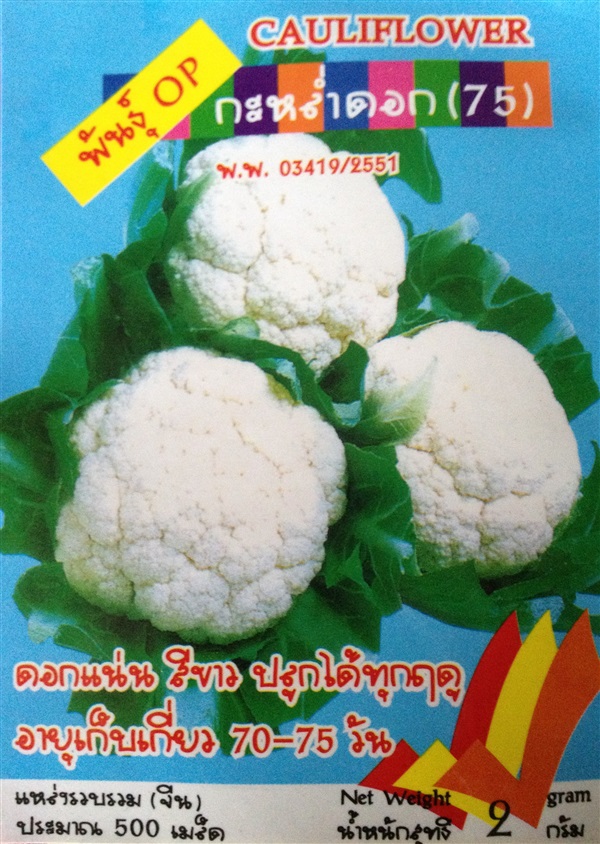 เมล็ดกะหล่ำดอก CAULIFLOWER | Anupong-Seed - โชคชัย นครราชสีมา