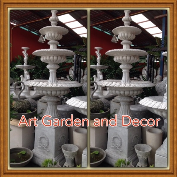 SB-0002 น้ำพุกลาง หินทราย(ก90ส225) | Art Garden and Decor - บางใหญ่ นนทบุรี