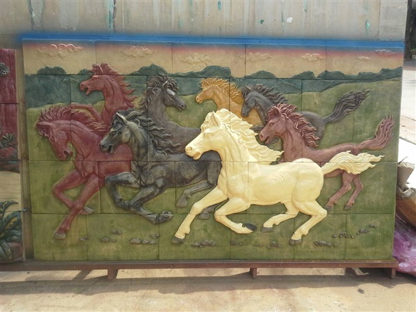 ม้าแปดเซียน120x200ซม. | วรรณาดินเผา - โชคชัย นครราชสีมา