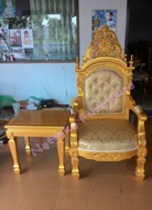 ชุดเก้าอี้หลุยส์ ใหญ่ทอง หัวธรรมจักร