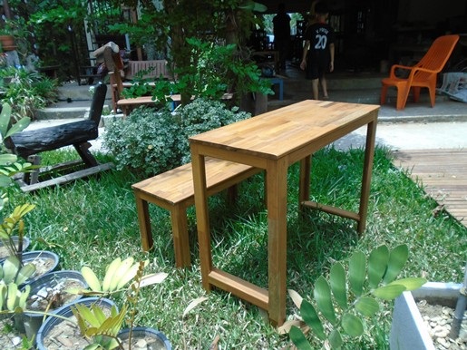 ชุดโต๊ะทำงานไม้ประสาน | เฟอร์นิเจอร์สนามเรดวูด - เมืองราชบุรี ราชบุรี