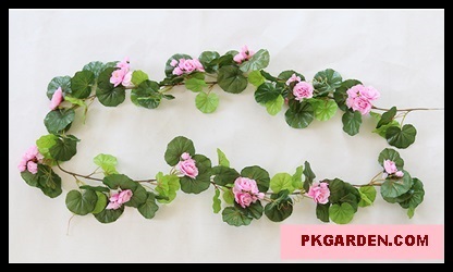 (ดอกไม้ปลอม)สายดอกไม้สีชมพู เหมือนจริงเกรด A ความยาว 150cm | PK Garden - จตุจักร กรุงเทพมหานคร