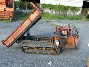 รถบรรทุกตีนตะขาบ CHIKUSUI เครื่อง ROBIN บรรทุกปุ๋ย พืชผล  | tractor-backhoe - บางพลี สมุทรปราการ