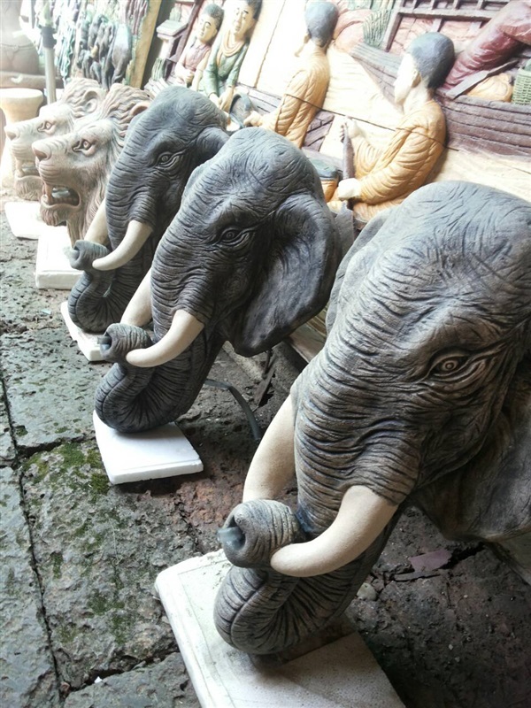 หัวช้างพ่นน้ำ 40x50ซม | เกษร ลานด่านเกวียน -  นครราชสีมา