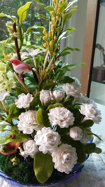 ดอกไม้ประดิษฐ์จากดินไทย(รวมมิตรดอกไม้ไทยๆ) | ป้าอร การ์เด้น  - ชัยบาดาล ลพบุรี
