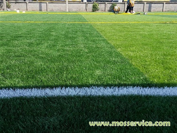 รับทำเส้นสนาม แบ่งสนามฟุตบอลหญ้าเทียม