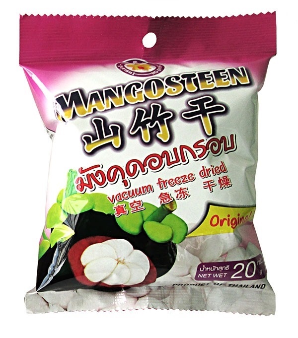 มังคุดอบกรอบ Mangoteen 20 gm. Vacuum Freeze Dried Fruits | บริษัท ไทยเอ้าฉีฟรุ๊ตส์ จำกัด - วัฒนา กรุงเทพมหานคร