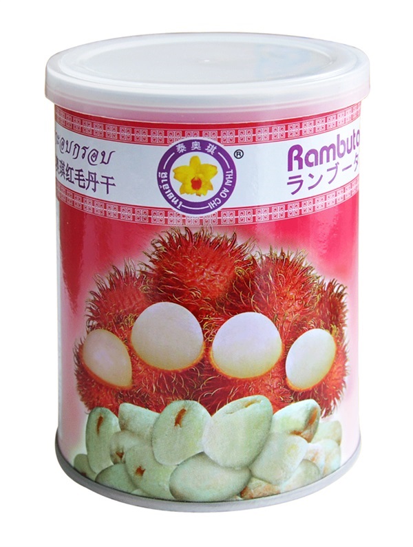 เงาะอบกรอบ Rambutan 40 gm (Can) Vacuum Freeze Dried Fruits | บริษัท ไทยเอ้าฉีฟรุ๊ตส์ จำกัด - วัฒนา กรุงเทพมหานคร