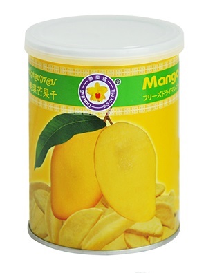มะม่วงอบกรอบ Mango 40 gm (Can) Vacuum Freeze Dried Fruits | บริษัท ไทยเอ้าฉีฟรุ๊ตส์ จำกัด - วัฒนา กรุงเทพมหานคร