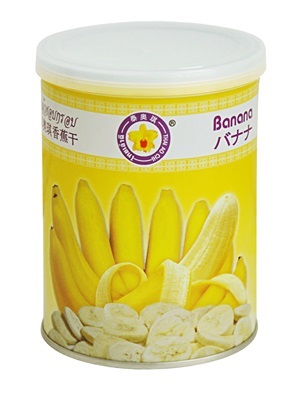 กล้วยอบกรอบ Banana 50 gm (Can) Vacuum Freeze Dried Fruits | บริษัท ไทยเอ้าฉีฟรุ๊ตส์ จำกัด - วัฒนา กรุงเทพมหานคร