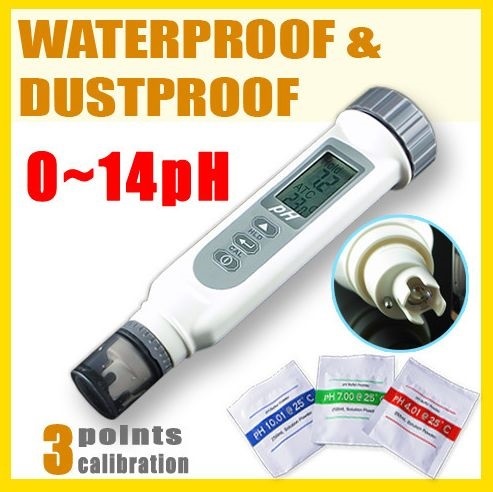 PH03-เครื่องวัดกรดด่าง และอุณหภูมิ, Auto Calibrate, Waterpro | richmoto -  กรุงเทพมหานคร