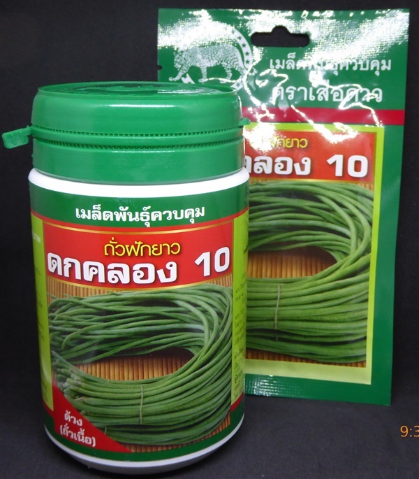 ถั่วฝักยาว(ถั่วเนื้อ) ดกคลองสิบ | ยาดีเกษตรภัณฑ์ - ลาดหลุมแก้ว ปทุมธานี