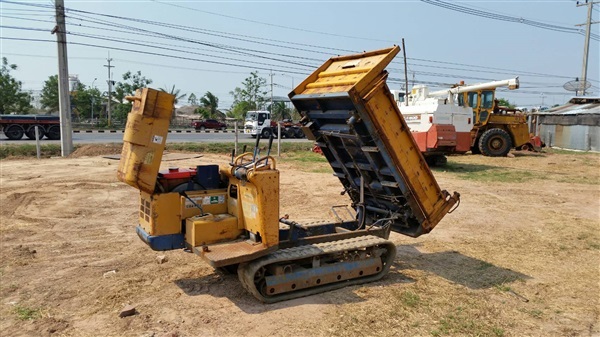 ขาย รถบรรทุกตีนตะขาบ ดั้มเปอร์ ยกดั้มได้ ดีเชล สูบเดียว 9.5แ | tractor-backhoe - ปากท่อ ราชบุรี