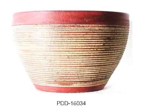 Color Clay Pot (กระถางดินเผาสีคละลาย)