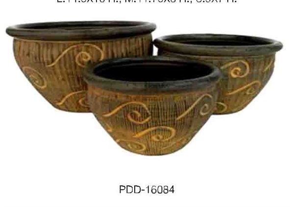 Color Clay Pot (กระถางดินเผาสีคละลาย)