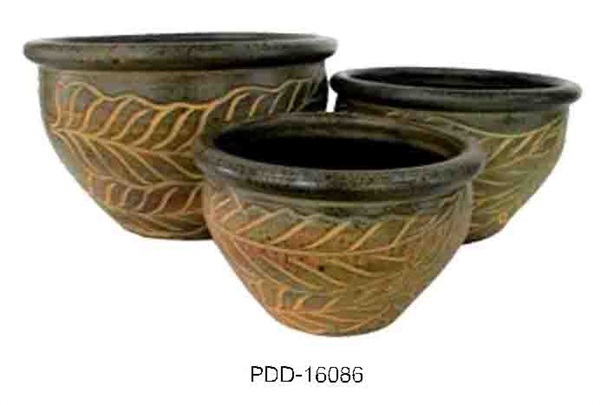 Color Clay Pot (กระถางดินเผาสีคละลาย)