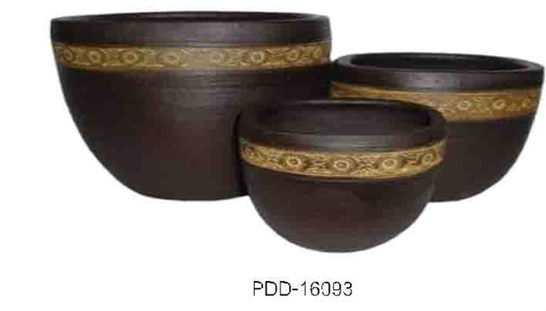 Color Clay Pot (กระถางดินเผาสีคละลาย)