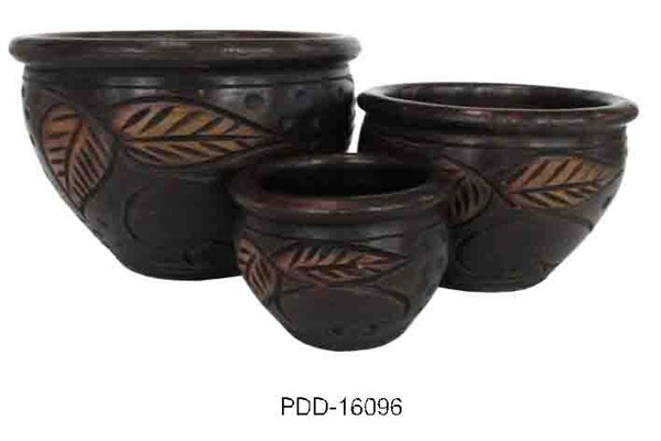 Color Clay Pot (กระถางดินเผาสีคละลาย)