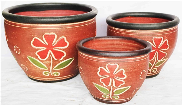 Color Clay Pot (กระถางดินเผาสีคละลาย) | ฟาร์มเมอร์ อินเตอร์เทรด - บางพลี สมุทรปราการ