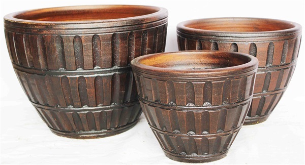 Color Clay Pot (กระถางดินเผาสีคละลาย)