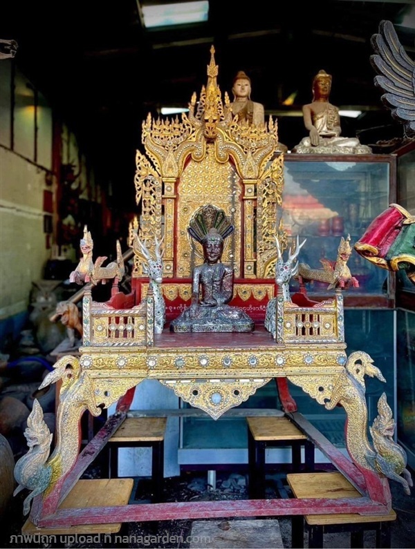 ธรรมมาสก์ล้านนา ธรรมมาสก์โบราณ ธรรมมาสก์ไม้สัก | ร้านวังโบราณ - บางบัวทอง นนทบุรี