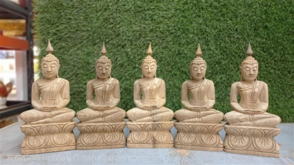 พระพุทธรูปไม้แกะสลัก ปางประธานพร ปางสมาธิ มารวิชัย | ร้านวังโบราณ - บางบัวทอง นนทบุรี