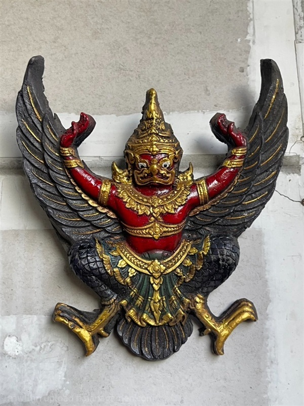 พญาครุฑ ครุฑแขวนผนัง ขนาด30ซม ครุฑหน้าดุ | ร้านวังโบราณ - บางบัวทอง นนทบุรี