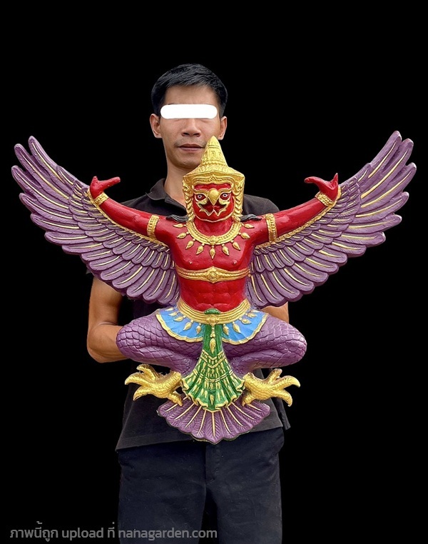 พญาครุฑแขวนผนัง ครุฑองค์ใหญ่ ขนาด70ซม สุบรรณ | ร้านวังโบราณ - บางบัวทอง นนทบุรี