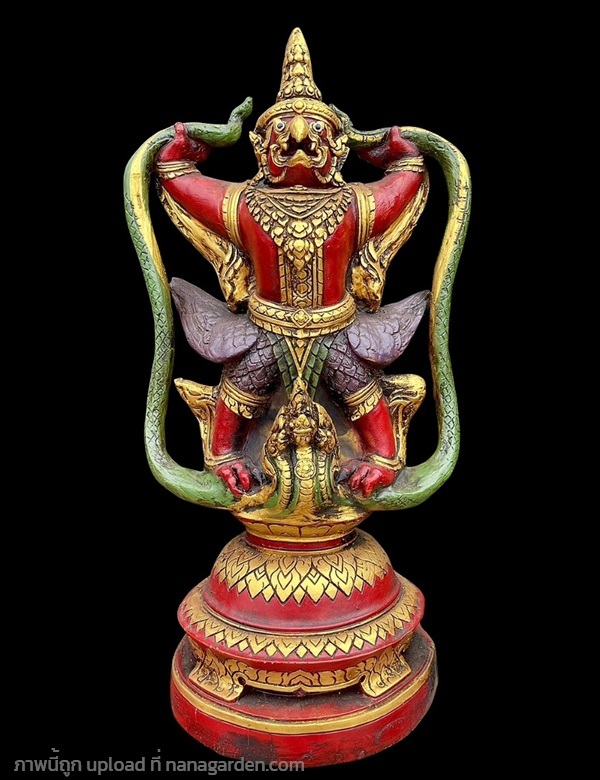 พญาครุฑยุดนาค ครุฑยุดนาค สุบรรณยุดนาค องค์ตั้งโต๊ะ | ร้านวังโบราณ - บางบัวทอง นนทบุรี