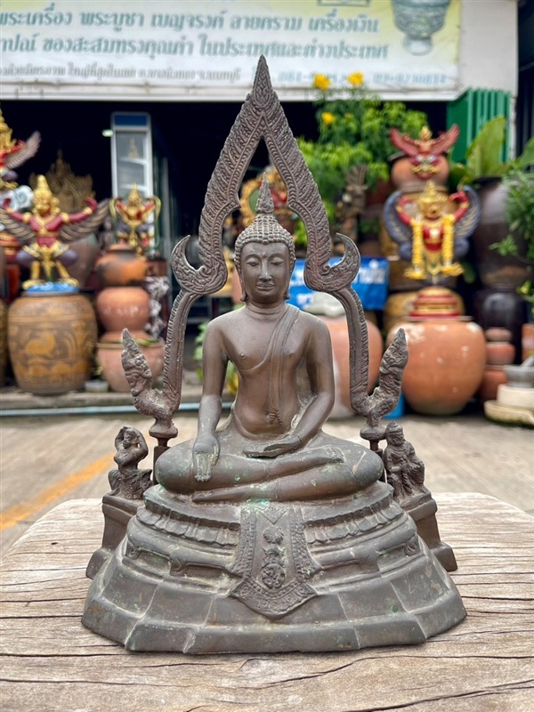 พระพุทธชินราช ภปร รุ่นแรก ปี2515 หน้าตัก5นิ้ว | ร้านวังโบราณ - บางบัวทอง นนทบุรี