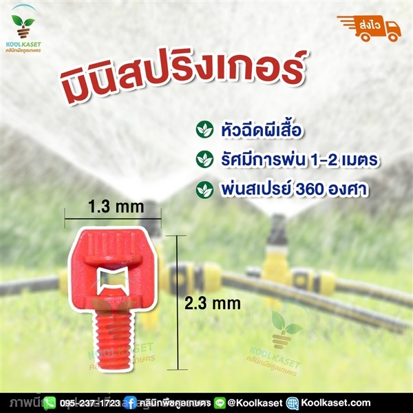 มินิสปิงเกอร์ หัวฉีดผีเสื้อ  | คลินิกพืชคูลเกษตร - ชุมตาบง นครสวรรค์