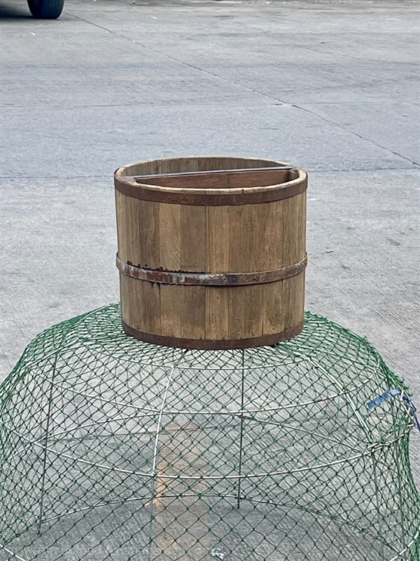 ถังไม้ตวงข้าว ถังข้าวสารเก่า ถังตวงข้าวโบราณ 20ลิต | ร้านวังโบราณ - บางบัวทอง นนทบุรี