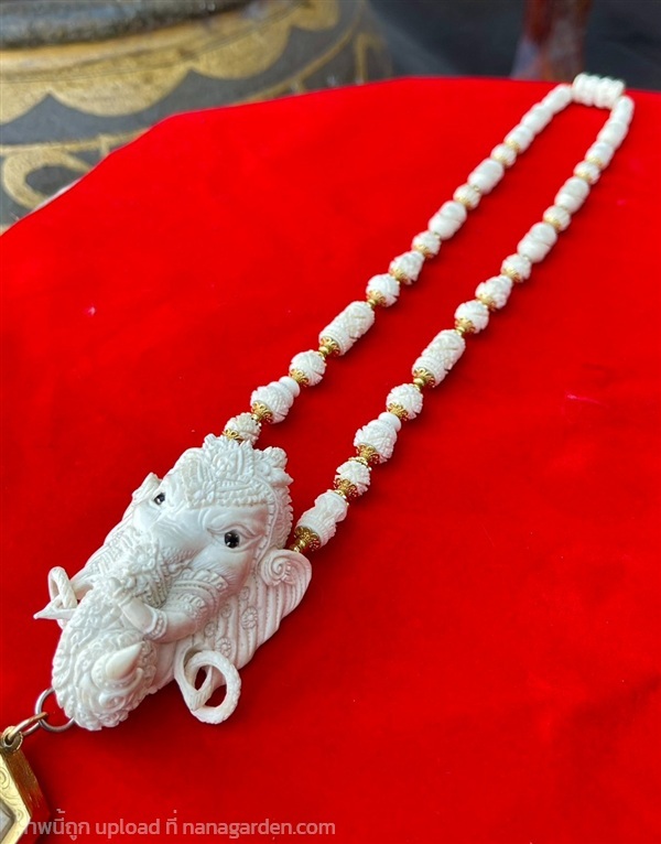 สร้อยงาช้างแกะสลัก สร้อยคองาช้าง สร้อยงาช้างแท้ | ร้านวังโบราณ - บางบัวทอง นนทบุรี