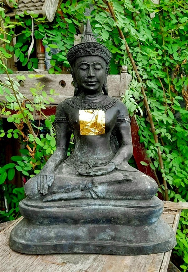 พระลพบุรี พระพุทธรูปทรงเครื่อง พระชัย พระบูชาศิลปะ | ร้านวังโบราณ - บางบัวทอง นนทบุรี