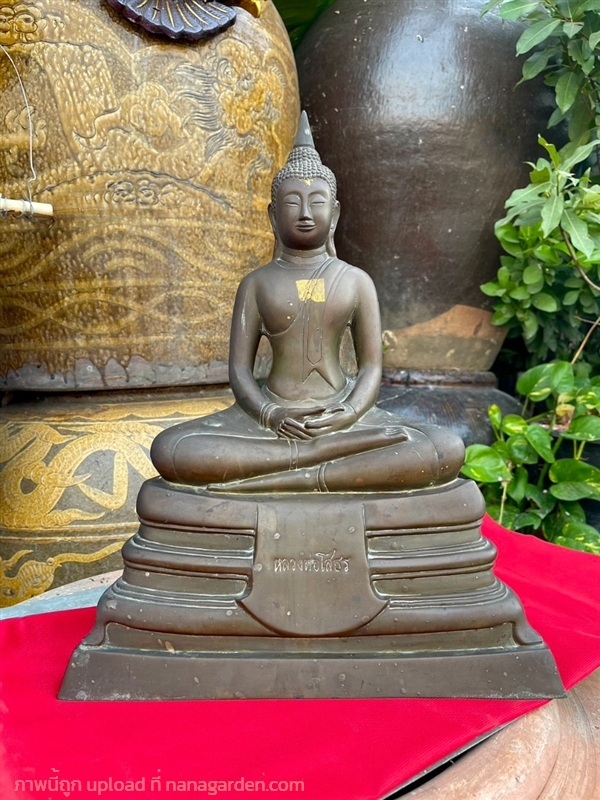 หลวงพ่อโสธ09 หน้าตัก9นิ้ว เนื้อทองเหลือง วัดโสธร | ร้านวังโบราณ - บางบัวทอง นนทบุรี