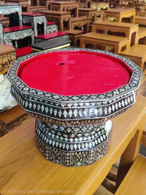 พานโตกมุก 9นิ้ว ตะลุ่มมุก ขันโตกมุก ขนาด9นิ้ว | ร้านวังโบราณ - บางบัวทอง นนทบุรี