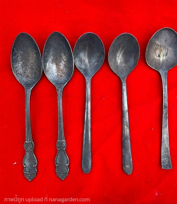 ช้อนการบิน ช้อนชุบเงินหนา ช้อนวินเทจ ช้อนโบราณ | ร้านวังโบราณ - บางบัวทอง นนทบุรี