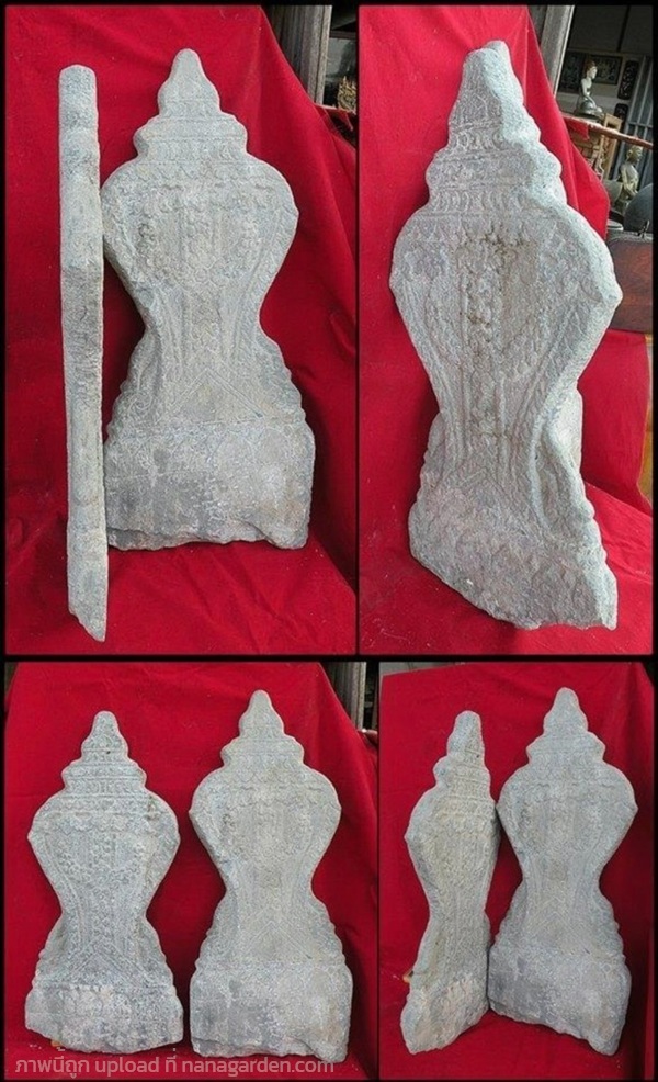 ใบเสมาหินแท้ เสมาหินโบราณ ศิลปะทวาราวดี | ร้านวังโบราณ - บางบัวทอง นนทบุรี