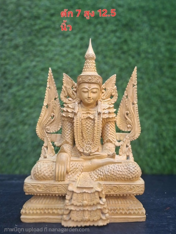 พระมัยมุนี ไม้จันทร์หอม แกะสลัก หน้าตัก7นิ้ว | ร้านวังโบราณ - บางบัวทอง นนทบุรี