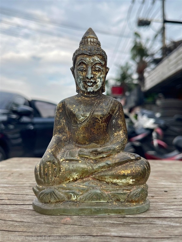 พระแก้วสีขาว หินจุยเจีย แกะสลัก ศิลปะล้านนา กรุฮอด | ร้านวังโบราณ - บางบัวทอง นนทบุรี