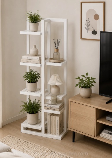 5-TIER PLANT & DECORATIVE DISPLAY STAND ชั้นวางต้น | Alungkarn - เมืองราชบุรี ราชบุรี