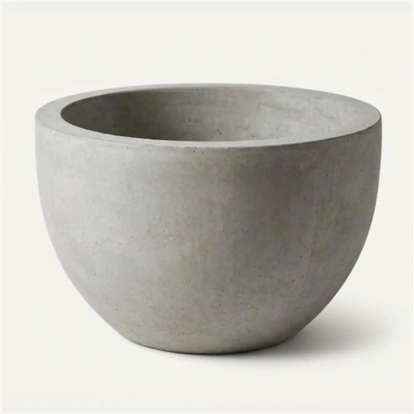 กระถางปูนเปลือย ทรงถ้วยน้ำ สูง 18 x กว้าง 28 ซม. | Pots28 - ลำลูกกา ปทุมธานี