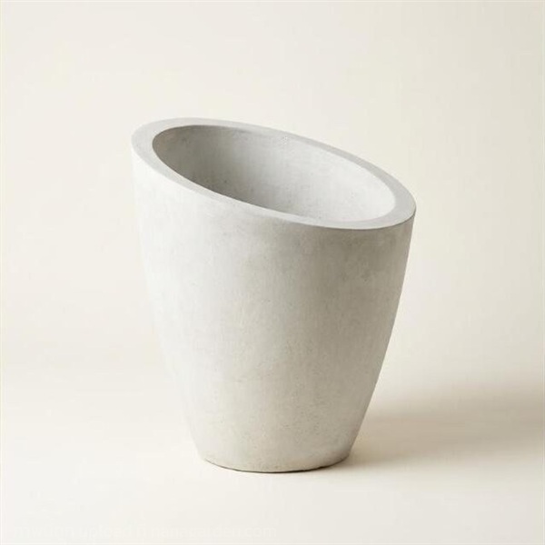 กระถางปูนเปลือย ทรงปากเฉียง สูง 50 x กว้าง 40 ซม. | Pots28 - ลำลูกกา ปทุมธานี