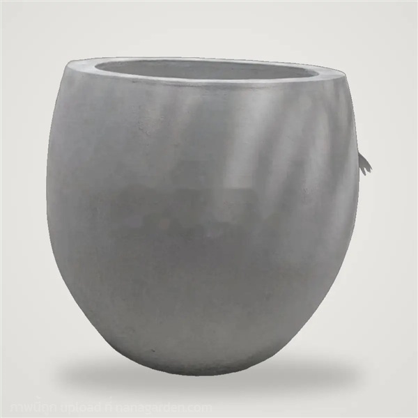 กระถางปูนเปลือย ทรงโอ่ง สูง 32 x กว้าง 30 ซม. | Pots28 - ลำลูกกา ปทุมธานี