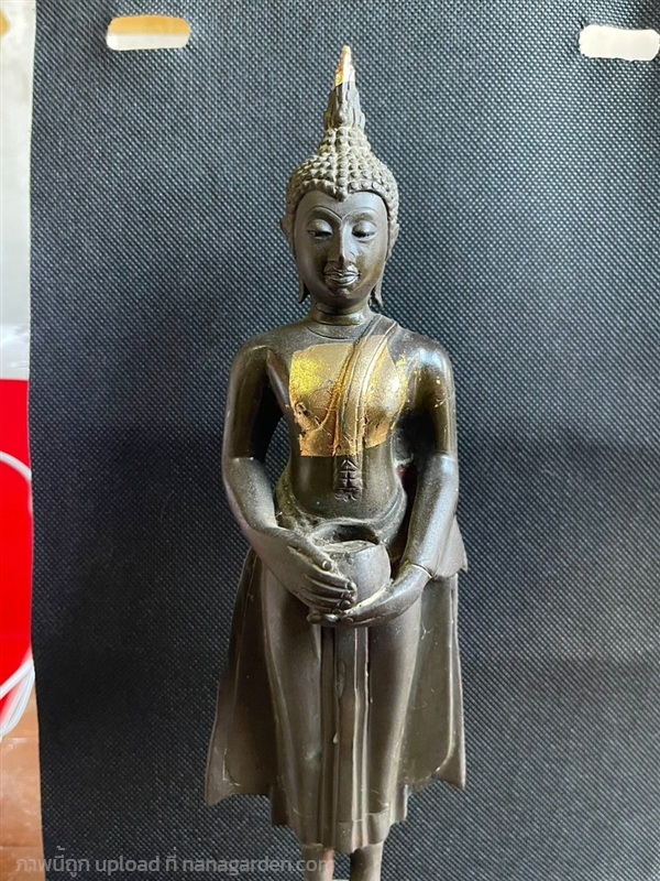 พระพุทธรูปทองเหลือง ปางอุ้มบาตร พระประจำวันพุธ | ร้านวังโบราณ - บางบัวทอง นนทบุรี